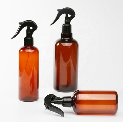 300ml 500ml 250ml 100ml 200ml Amber Hair Plastic Empty Black Clear White Black Brown Cosmetic Alcohol Trigger Spray Bottle